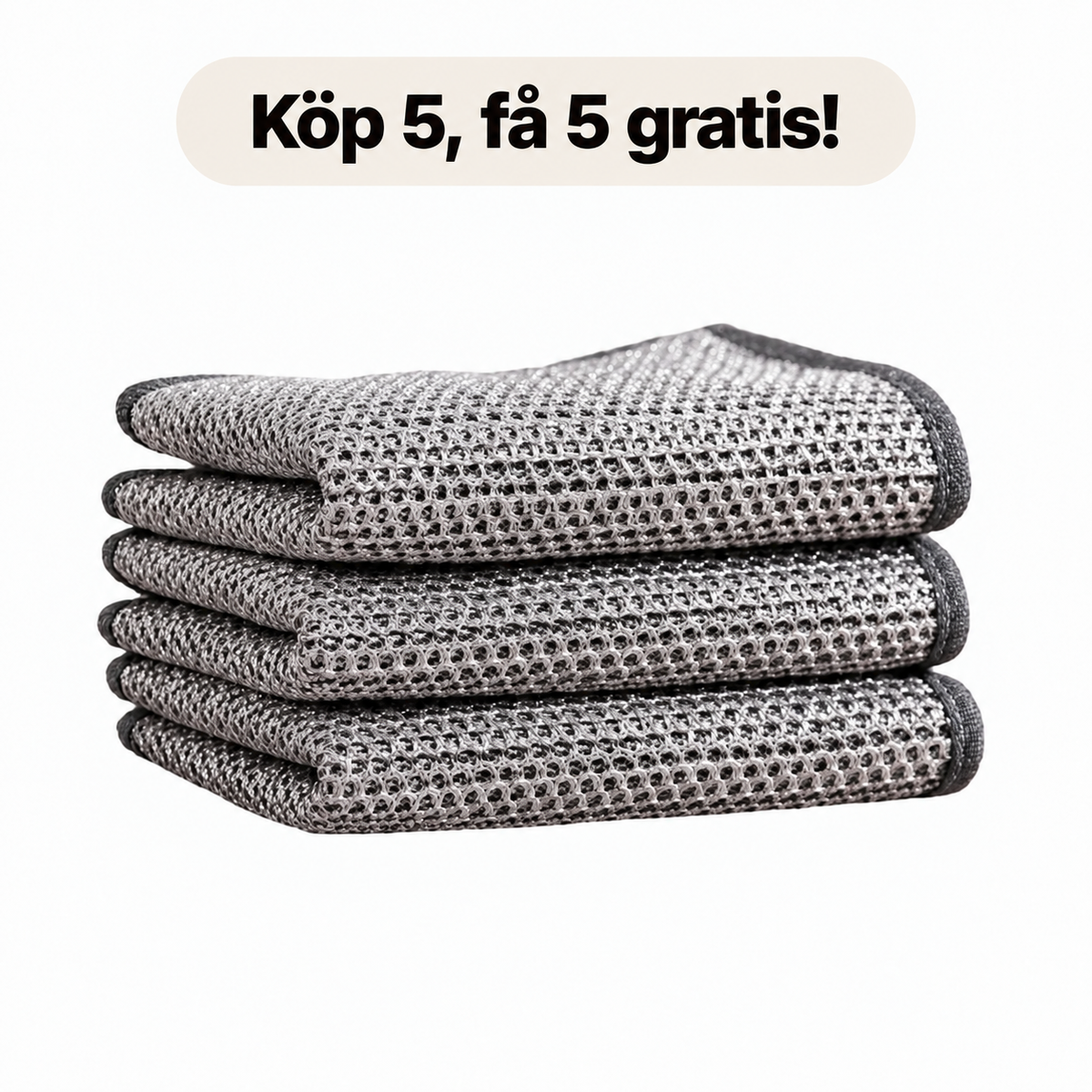 Wipella Ståldukar (5-pack)